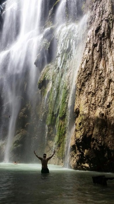 At the waterfalls